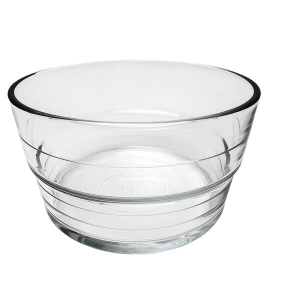 Ikea Clear Glass Bowls Set 5 Svepa Etched Rings Stackable Made in Turkey 12144 - Picture 10 of 16